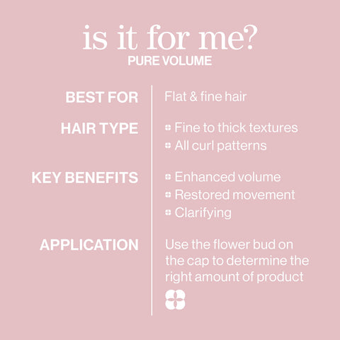 Pure Volume Lightweight Volumizing Hair Care Set